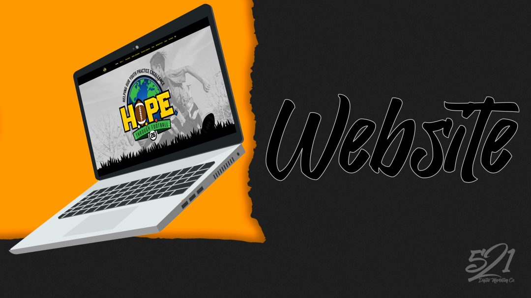 Hope Through Football Website Redesign