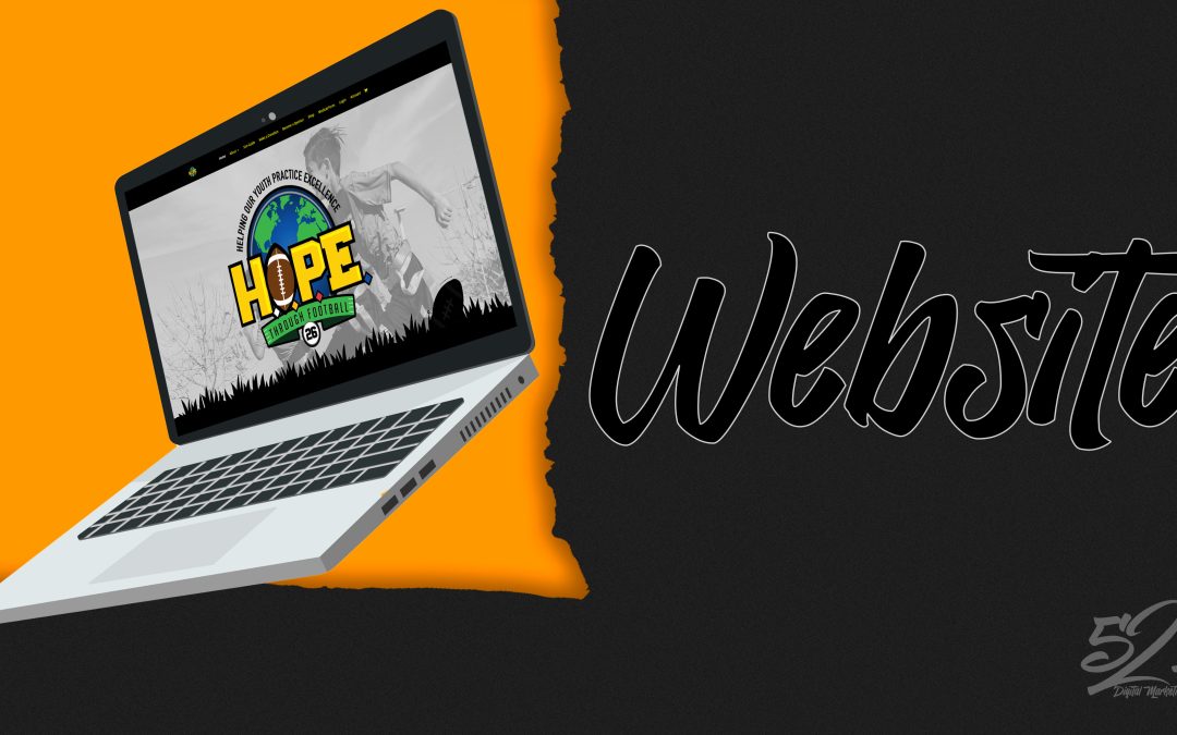 Hope Through Football Website Redesign